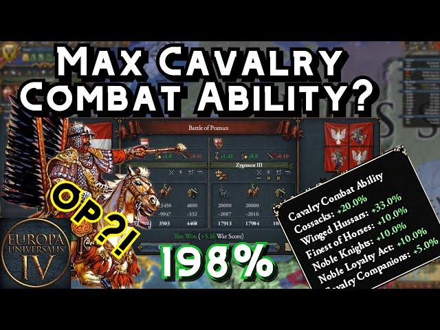 EU4 - What is the MAXIMUM Cavalry Combat Ability??