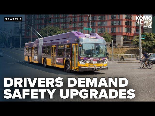 Bus drivers urge safety upgrades to combat workplace violence in King County