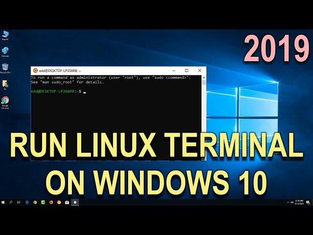 How to install the Linux Terminal on Windows 10 in 2019 Guide