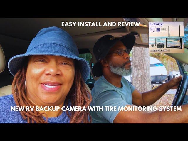 WE NEEDED THIS! The New HALOVIEW B7 TPMS | RV Back up Camera with Tire Monitoring System #rvcamping