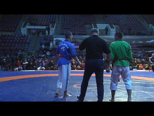 Спорт. Борьба на поясах "Алыш". Чемпионат Кыргызстана-2019. День 1 (Мат B Часть 1)