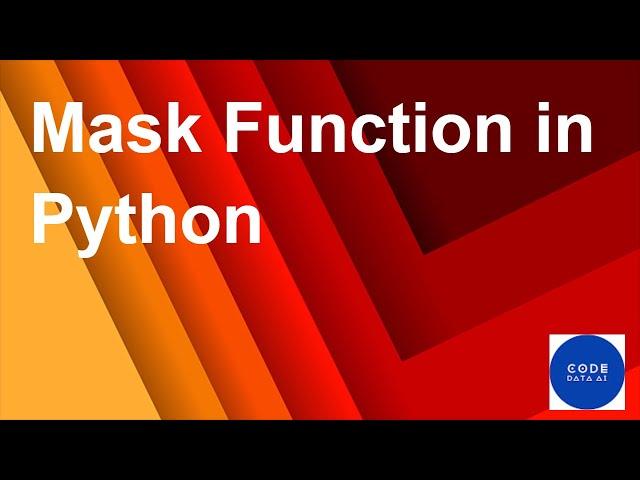 Mask function in Python