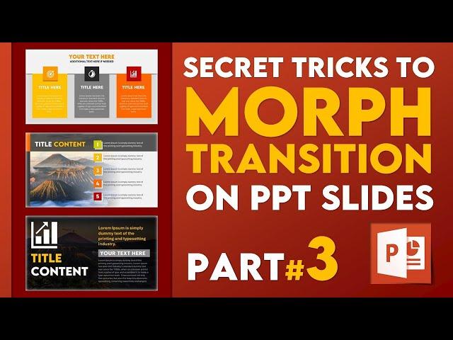 Secret Tricks for Morph Transitions on Cool PPT Slides