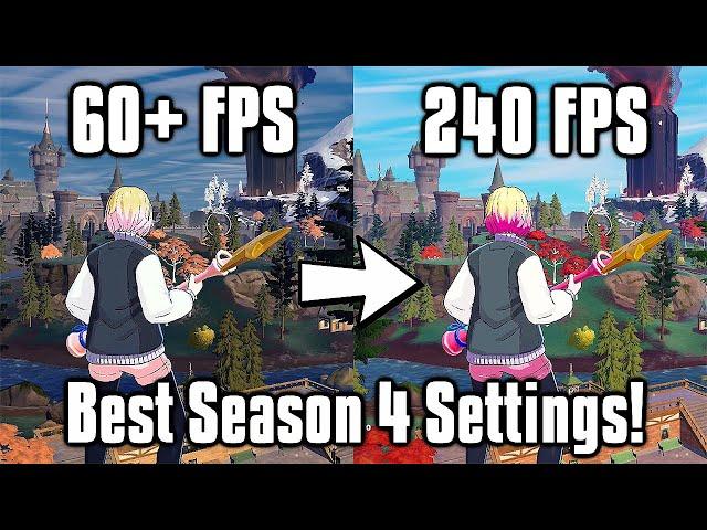 Fortnite Season 4 Settings Guide! - FPS Boost, Colorblind Modes, & More!