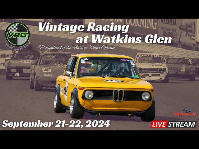 LIVE STREAM - 2024 VRG Vintage Races @ Watkins Glen - Saturday