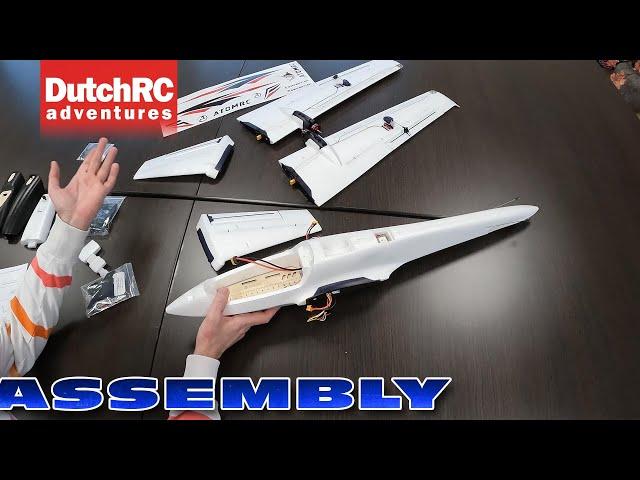 Sexy Twin-Powered FPV plane! The AtomRC Swordfish - Assembly