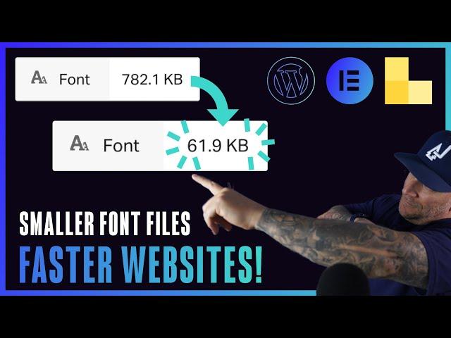 How to Optimize Fonts & Improve Your Site Speed (for WordPress, Elementor, Bricks, and More)