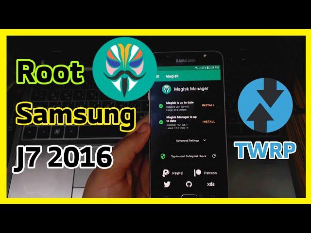 How To Root Samsung J7 2016 SM-J710F / SM-J710GN Android 7 / 8 by TWRP