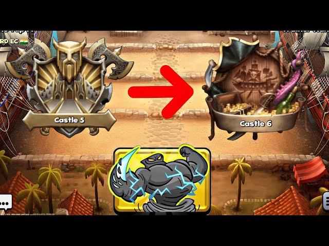 Castle Crush  Castle 5 To 6 Best Deck  With Storm Elemental Legendary Card  Gameplay 