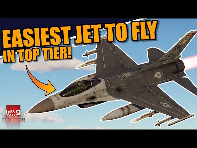 War Thunder - The F-16C is the PERFECT JET for YOU to LEARN how to PLAY TOP TIER!