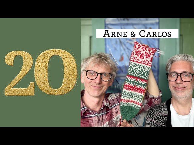 Episode 20 -  Christmas Stocking Knit-Along 2024 with ARNE & CARLOS!  | Easy Daily Tutorial 