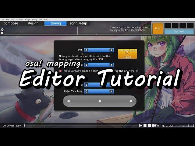 osu! Editor Tutorial for Beginners