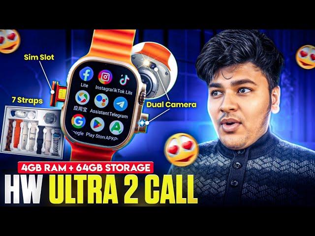 7 Straps 5G Android Smartwatch ️With Dual HD Camera || 4GB RAM + 64GB Storage || HW ULTRA 2 CALL