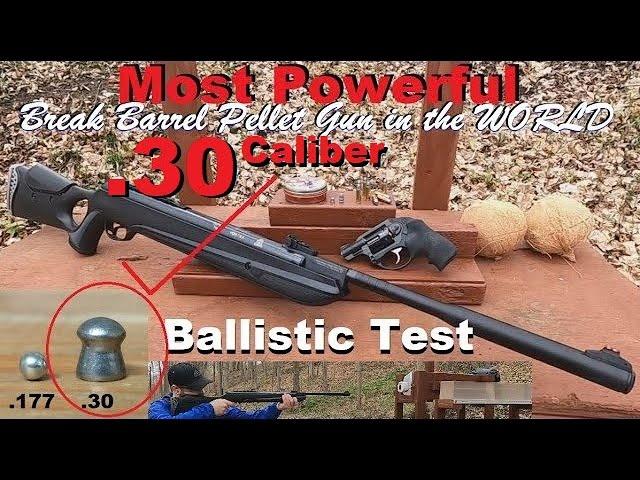 Most POWERFUL Break Barrel Pellet Gun in the WORLD - Ballistic Test - Does it RIVAL a REAL FIREARM?