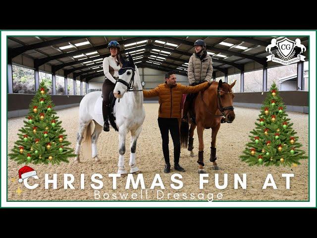 CHRISTMAS SPECIAL AT BOSWELL DRESSAGE  | Riding with Charlotte