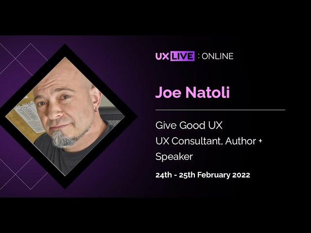 How to get your voice heard in UX (with Joe Natoli founder of Give Good UX)