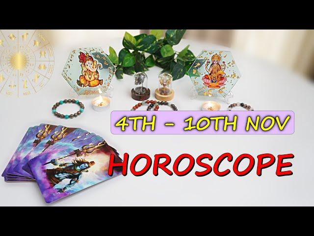 NOVEMBER WEEKLY HOROSCOPE︎ 4TH -10TH NOVEMBER  Weekly Horoscope ︎ Aaj Ka Rashifal︎ #diwali2024