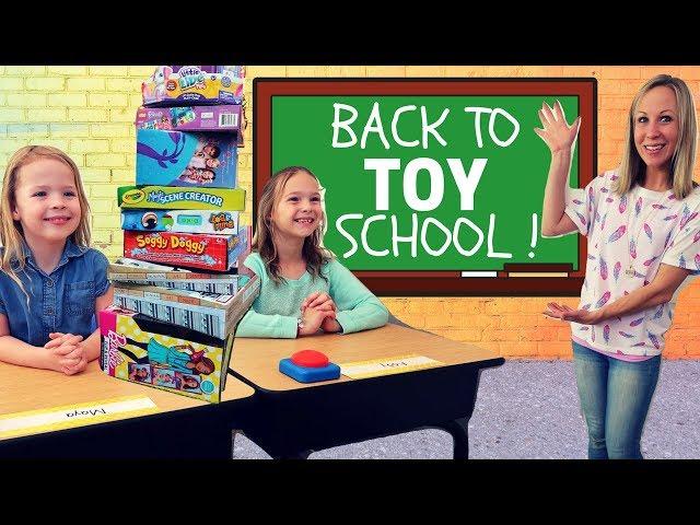 Addy and Maya are Back at Toy School !!!