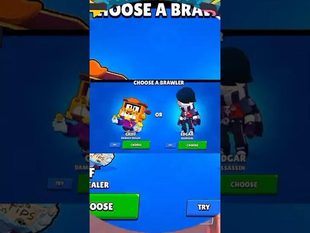 Brawl Stars Griff or Edgar (Free Gift Brawler) #shorts