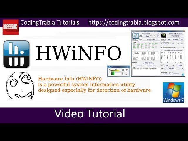 Install HWiNFO on Windows  -  powerful system information utility for detection of hardware byAO