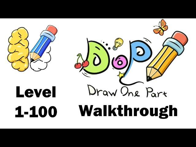 DOP: Draw One Part Walkthrough Level 1-100