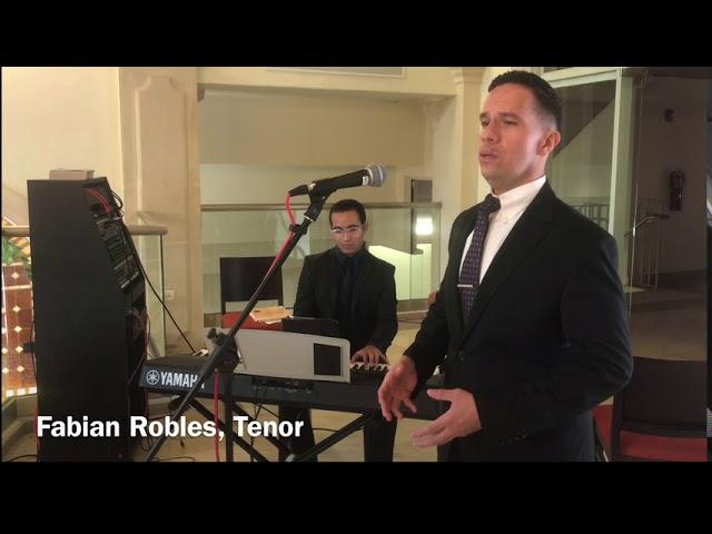 “Ave Maria” (SCHUBERT)- Fabian Robles, Tenor