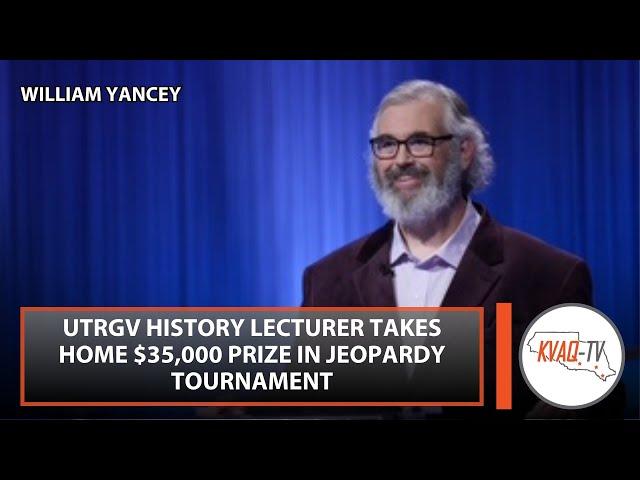 UTRGV History Lecturer takes home $35,000 prize in Jeopardy Tournament