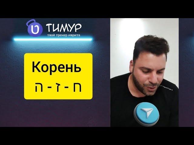 Корень ח - ז - ה | Иврит с Тимуром