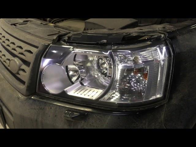 Land Rover Freelander 2 ремонт фар тюнинг фар замена линз bi-led