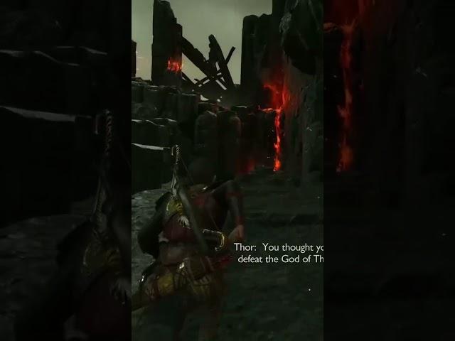 You thought you could defeat the God of Thunder? #shorts #godofwarragnarok #godofwar