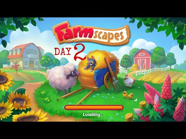 FARMSCAPES - iOS - (Soft launch) - Day 2 - Gameplay #2 - iPhone 11 Pro Max