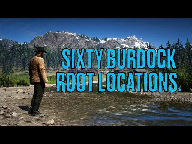 Red Dead Redemption II. 60 Burdock Root Locations.