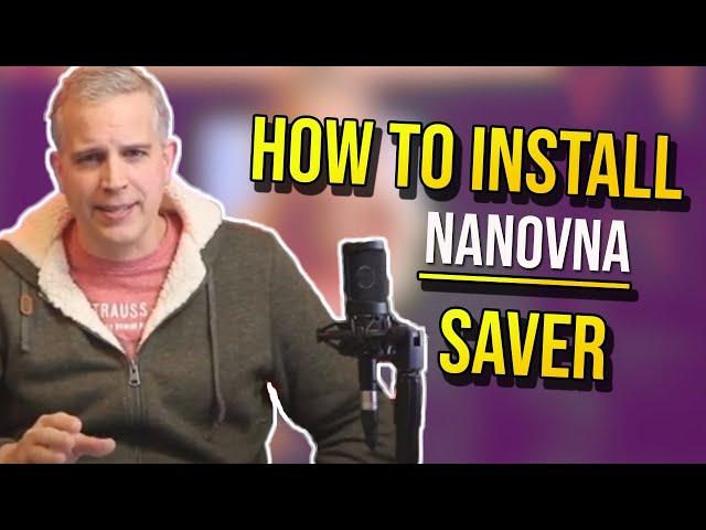 How to install NanoVNA Saver for Your NanoVNA