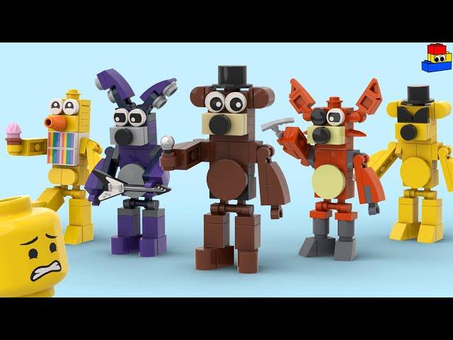 How to make FNAF 1 LEGO minifigs // Five Nights at Freddy's