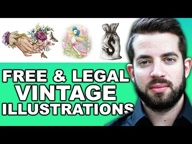 FREE and LEGAL Vintage Illustrations for Commercial Use