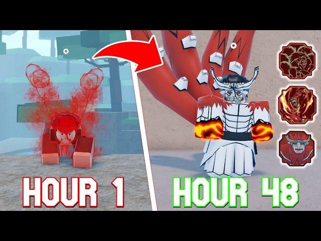 Spending 48 Hours MASTERING Every 4 Tails Version in Shindo Life. - Roblox