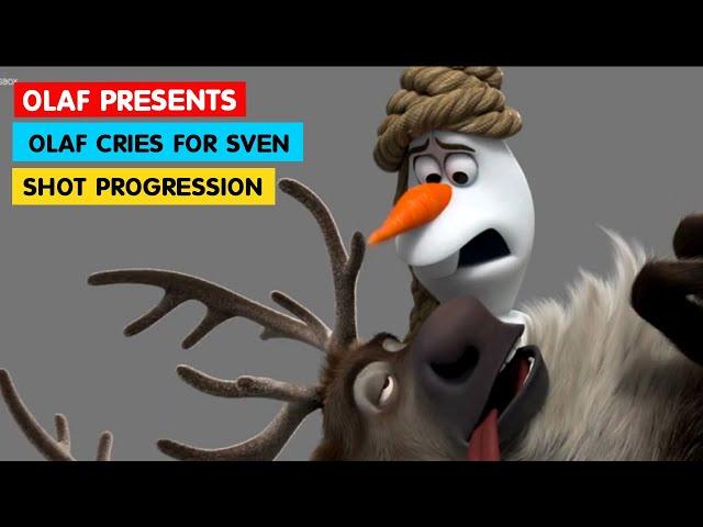 Olaf Presents | Olaf cries for Sven Shot Progression | Hyrum Osmond |@3DAnimationInternships