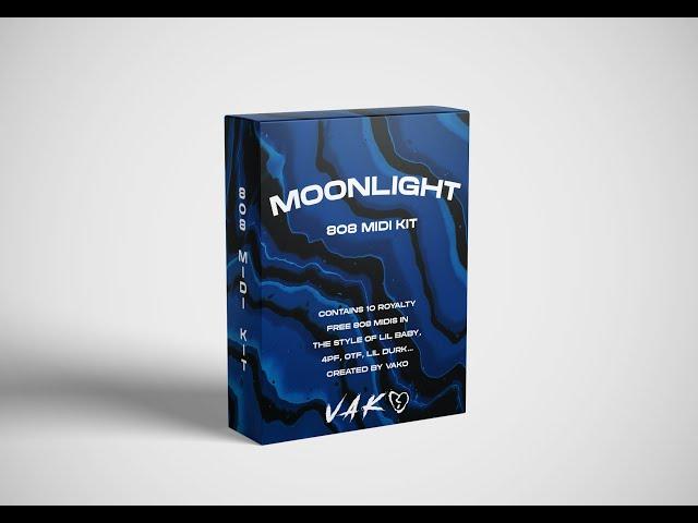 [FREE] 808 Midi Kit (Lil Baby, Lil Durk, 4PF, OTF) | Moonlight