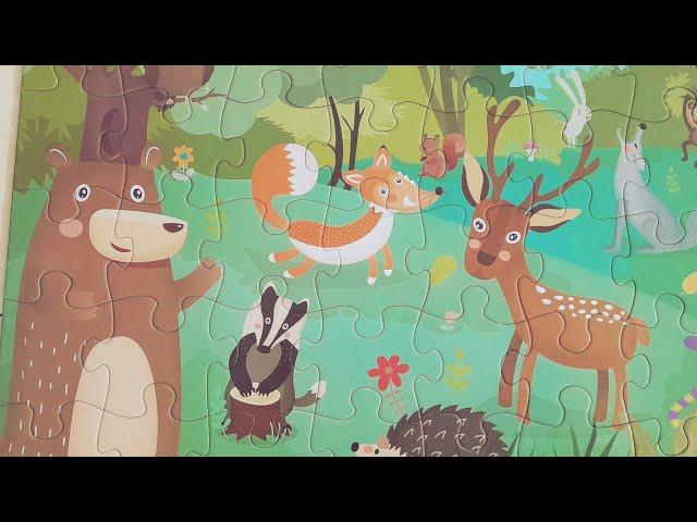 Puzzles For Kids | Learn How To Solve a Jigsaw Puzzle | Animal Jigsaw Puzzle - Pavi Nish