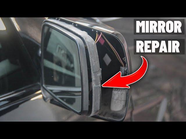 BMW X5 E53 mirror frame replacement and lamp