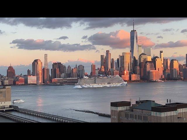 New York, New York - Norwegian Prima Sails from New York City - November 30, 2024