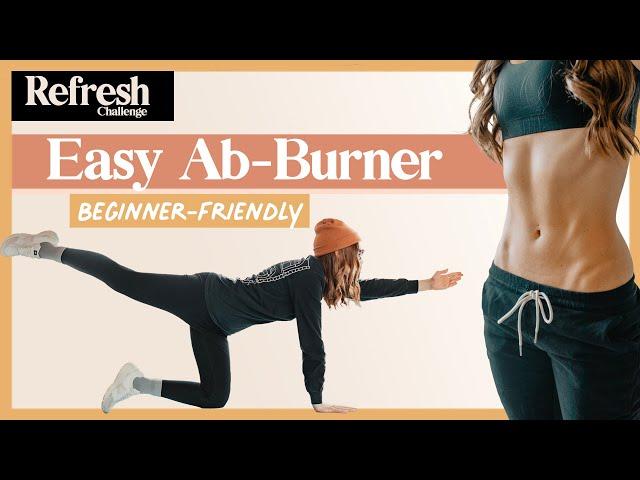 10-Minute Beginner AB WORKOUT (no equipment)