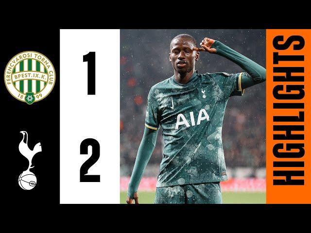 Ferencvaros 1-2 Tottenham Hotspur // EUROPA LEAGUE HIGHLIGHTS // Johnson scores his fifth in a row!