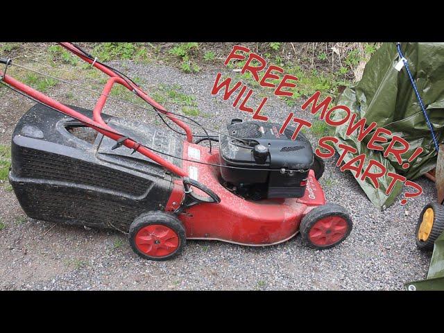 Free mower off Finn.no - Will it start?
