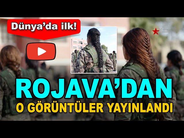 Rojava’dan dünyada eşi benzeri olmayan inanılmaz görüntüler, işte o görüntüler