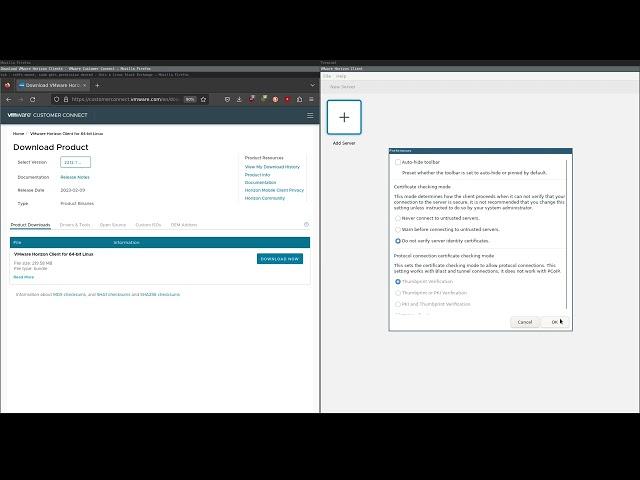 VMware Horizon Client installation on Linux