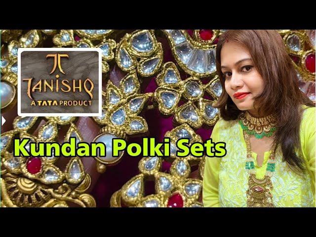 Tanishq Real Kundan Polki Set Designs/Bridal Set Designs/Kundan Sets/Polki Necklace set/deeya