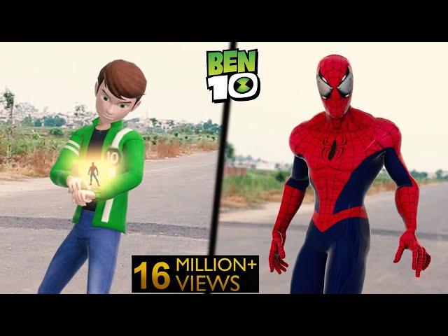 Ben 10 Transforming into Spiderman | A Short Film VFX Test