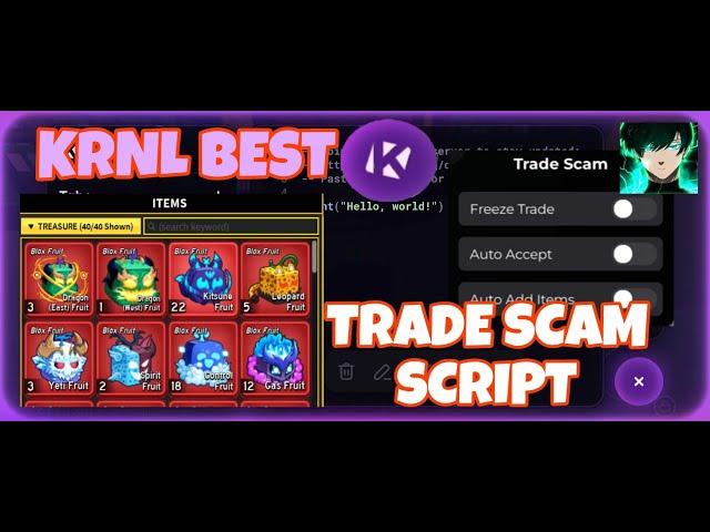 [NEW] KRNL | TRADE SCAM SCRIPT | BLOXFRUITS - Auto Accept - Freeze Trade [UPDATED] RinHubV4