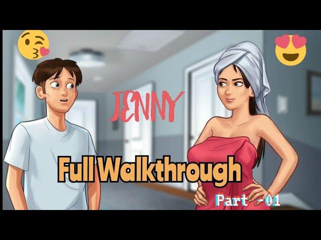 JENNY FULL WALKTHROUGH | PART - 1||SUMMER TIME SAGA |